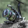 Fishing Reels Spinning 5.2 1 Gear Ratio Freshwater Saltwater SpinningFishing Reel Max Drag 8kg Spool