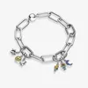 Bracelet de brins perles en argent sterling 925 pour Pandora perlé dames créateurs de mode bijouterie cadeau cadeau fête de mariage