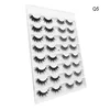16 par 3D faux mink ögonfransar naturlig tjock lång falsk 1020mm fransar dramatiska falska ögonfransögon makeup kit förlängning skönhet8547520