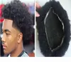 Afro Curl Toupee pour les joueurs de basket-ball et les fans de basket-ball Full Lace Men039s perruque pièces de cheveux brésiliens vierges cheveux humains 2882302