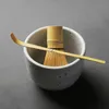 Retro naturlig bambu matcha scoop te pulver skedar matcha sked te ceremoni verktyg gratis frakt wb3303