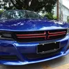 Red Car Front Mesh Grille Cover Dcoration Trim 4pcs For Dodge Charger 2015 UP Car Exterior Accessories