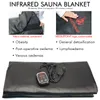 Black sauna blanket heating blankets for body shaping and slimming lymphatic drainage beauty machine