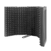 5 Panels Foldable Studio Microphone Isolation Shield Acoustic Foam Sound Absorbing For Recording Live Broadcast3855107