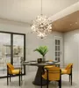 Creative Flower Crystal Kroonluchter Woonkamer Bal Art Hanglampen Corridor Modellering Lichten Nordic Ingang Eetkamer Lampen