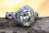 Bröllopsringar Deluxe Fashion Oval Diamond Engagement Princess Bridal Ring Love Size 6-10 Wynn22