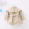 Baby Girls Coat Trench Spring Autumn Tops Kids Trench Jacket Outerwear Coat Children Clothing Long Sleeve Trenches7077534