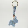 Diamante francese bulldog bag ciondolo portachiavi portachiavi flash flash diamante borsa di moda blingbling catene chiave cinghia cinghie cinghie charms fibbia pendente