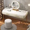 Dressers Geïntegreerde kasten Slaapkamer Small Family Light Luxe Dress Table Net Red Dresser Tables Ins Wind Make Up Cabinet
