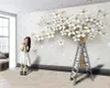 ロマンチックな花3Dの壁紙ロマンチックな花の木3Dの壁紙3D壁紙のための居間の注文写真
