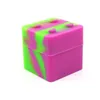 Square container 9ml jars dab wax vaporizer oil rubber large food grade silicone dry herb box