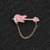 Mode Mini guitare broches broche petit musicien chaîne en métal pour femmes homme vêtement vêtements Badge bijoux accessoires cadeau