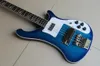 Оптовые высококачественные 4 строки басовые электрические гитары Rickenbk 4003 модель в Blue Bread 20120105
