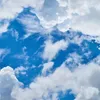 Wallpapers Benutzerdefinierte 3D-Po-Tapete Deckenwandbild Blauer Himmel und weiße Wolken Dekoration Malerei Wohnzimmer Wandbilder