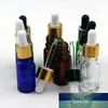 30 / 50PCS 10 ml Glass Essential Oil Bottles Mini Refillerbara Flaskor Prov Kosmetiska Dropper Makeup Essential Oil Packing Bottles