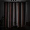 Rideau d'ombre à rayures de tissage de trois couleurs Rideaux transparents à vagues minimalistes Rideaux d'écran en tulle Living ZH029-4 Y200421
