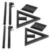 2x supports d'enceintes de moniteur de studio robustes réglables 1 paire297W