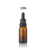 5ml-100ml amber Glass Liquid Reagent Pipette Bottles brown 10ml 20ml 30ml 50ml Eye Droppers Essential Oils