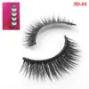 5Pair / Set Mink Eyelashes Eye Maquiagem Mink Lashes Soft Natural Densa Densa Eyelashes Eye Lash Extensão Ferramentas de Beleza