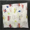 Bébé Serviettes De Bain Couvertures En Coton Swaddle Girafe Motif De Bande Dessinée Robes De Fleurs Nouveau-Né Doux Serviettes De Douche Absorption D'eau Serviette De Soin WMQ351