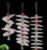 Bird animaux de compagnie Supplies Parrot Boucle spécial Supplément Calcium String Sweetfish Bones Toys Products Corde Nouveau arrivée 13 5SZ M2