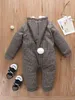 Baby Bear ned Hooded Jumpsuit SHE