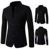 Vestes pour hommes Slim Fit Costumes de mode Blazer Business Manteaux Veste à manches longues Tops Hommes Casual Quotidien Vintage Automne Hiver Blazer 201104