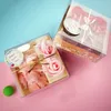 Orso rosa Regali di San Valentino Orso Asciugamano Fiori di simulazione Scatole regalo Fiori di sapone San Valentino Favore di partito GWD4205