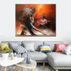 Moderne espagnol danseur peintures Tango Argentino avec musique à la main toile Art pour salon décoration murale cadeau