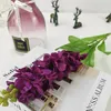 Hot Bouquet Artificial Plant Fake Orchid Silk Flower Home decoration Wedding Garden Decor Artificial flower free shipping