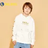 Linling Fashion Streetwear Boys Autumn Spring Bluz Bluza Dzieci Modna Moda Kide Swetery długie rękawy Topy P247 LJ201127