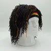 VSllwq grappige hoed unisex mutsen pruik vlecht hoeden Jamaican gebreide rasta haar cap mannen en vrouwen mode haarband dreadlocks