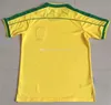 maillots de football rétro à domicile 1994 1998 2002 2004 chemises classiques du Brésil Carlos Romario Ronaldinho Jersey camisa de futebol kits