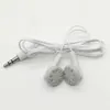 100 шт. / Лот одноразовые простые белые наушники наушники наушники наушники гарнитура для мобильного телефона MP3 MP4