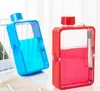 A5 platte draagbare papieren fles Koreaanse stijl creatieve plastic water cup ketel wateren cup-ketel SN3531