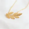 Hot sale hippie chic six leaf pendant drop necklace Bohemian fashion women Neclaces 2016 ms thin necklace