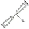 Bracelet en perles pour Apple Watch 38mm 40mm 42mm 44mm perles lumineuses Bracelet de montre en métal diamant pour iWatch Band série 6 5 4 3 bracelets