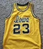 Billig anpassad #23 Roy Marble Iowa College Basketball Jersey Men's All Ed White Yellow Any storlek 2XS-5XL Namn eller nummer gratis frakt