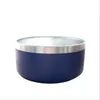 Pet Bowl Rostfritt Stål Rundskål Non-Slip Anti-Fall Bowl Durable Pet Multi-Functional Cat Dog Rätter Skålar för husdjur Sea Ship CCC4379