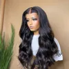 Burgundy 13x4 Lace Front Wigs Body Wave Ombre Virgin Human Hair Brazilian Bleached結び、赤ちゃんの髪で摘み取られた130％150％180％女性のための密度深い波密度
