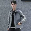 Men Hooded Jacket High Quality Mens Denim Jackets Fashion New Mens Jackets with Big Pockets Casual Windbreaker 3 Colors Size M-4XL