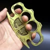 Thickened and Widened Knuckle Duster Four Finger Tiger Safety Outdoor Camping Self Defense Pocket EDC Tool