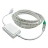 Edison2011 220V Hästkörning LED-remsa SMD5050 60LEDS / M RGB Färgbyte Flexibel Strip Belysning Vattentät Flash Light