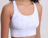 Reggiseno sportivo da donna LU-88 Reggiseno da yoga incrociato con stampa floreale a impatto leggero Reggiseno da allenamento push-up da corsa Intimo Fitness Top sportivo