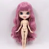 ICY factory blyth doll bjd joint body white skin custom doll customized face matte face with teeth 30cm toy LJ201125