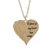 Engel vleugels vleugels sleutelbeen ketting liefde letters ketting