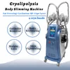 Blauwe kleur 4 cryo hoofden dikke invriezing cryotherapie vacuüm afslanken machine multifunctionele apparatuur Lipo laserdioden gewichtsverlies snel niet-invasief