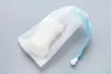 Göra bubblor Net Soap Saver Sack Mesh Soap Pouch Soap Storage Bag Drawstring Holder Bath Supplies FY3490