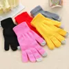 Party Favor UPS DHL Men Women Touch Screen Gloves Winter Warm Mittens Female Full Finger Stretch Comfortable Breathable Warm Glove FY4957 GG0727