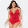 Een Stuk Tankini Plus Size Badmode Vrouwen Zwart Halter Monokini Badpak Push Up Badpak Sexy Hoge Taille Bodysuit Y200313102346